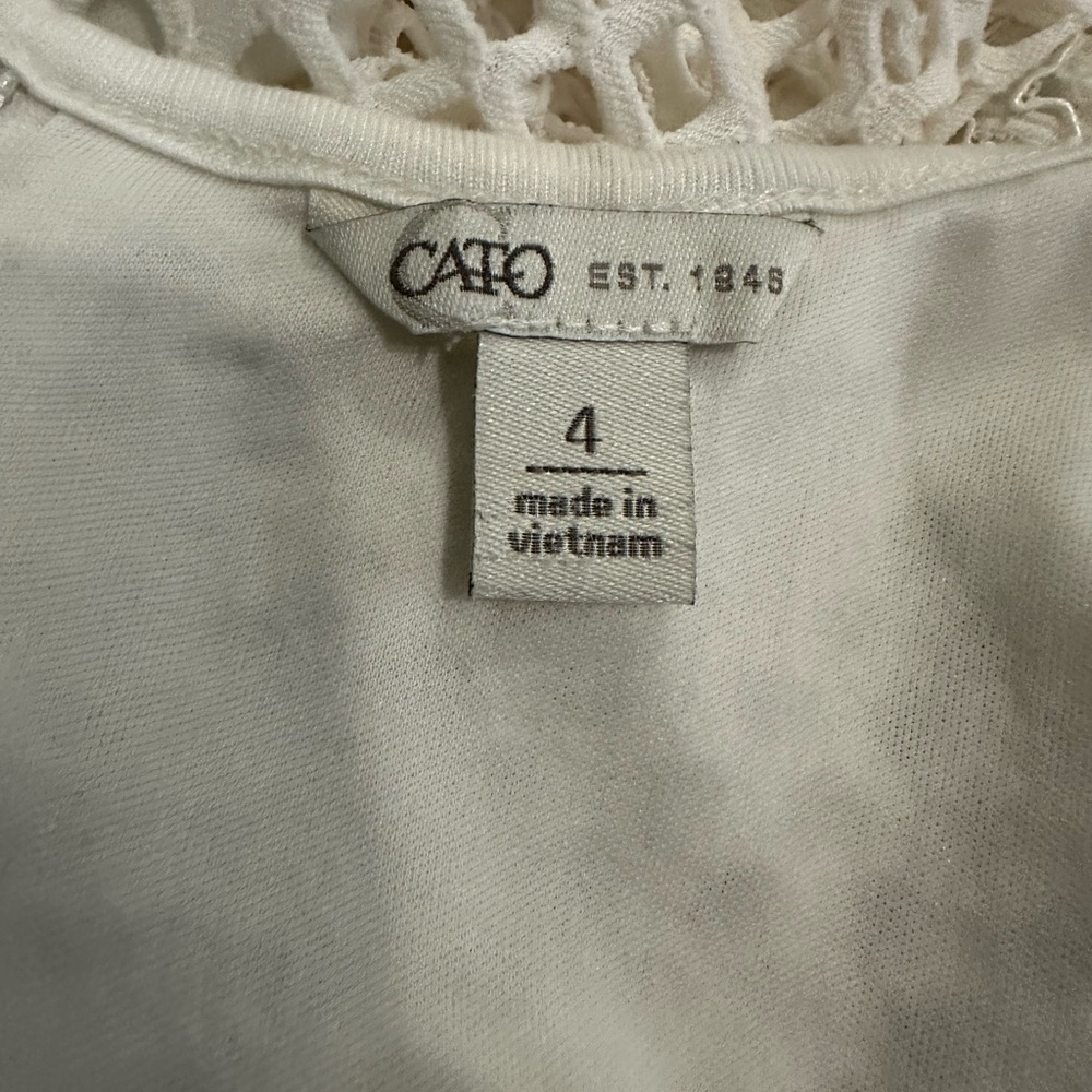 CATO LACE DRESS/SIZE 4 - Picture 9 of 9
